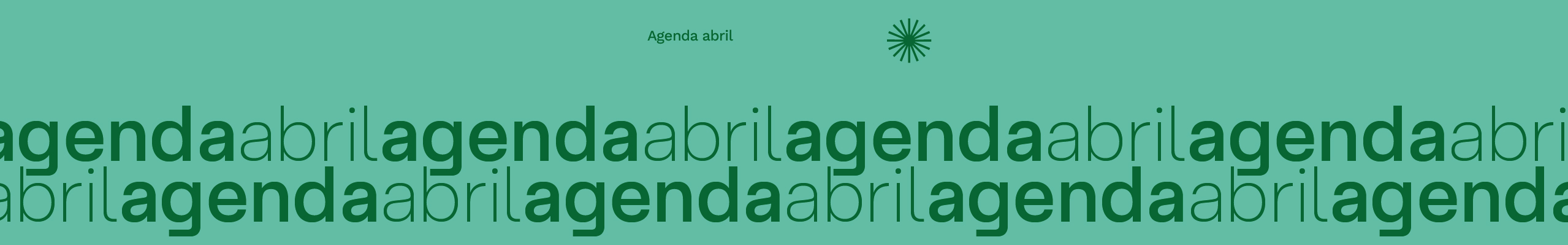 Agenda Abril